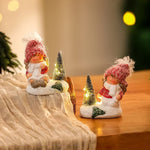 Christmas Figurine Ceramic Integrated LED