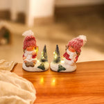 Christmas Figurine Ceramic Integrated LED