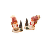 Christmas Figurine LED-Lit Ceramic Compact