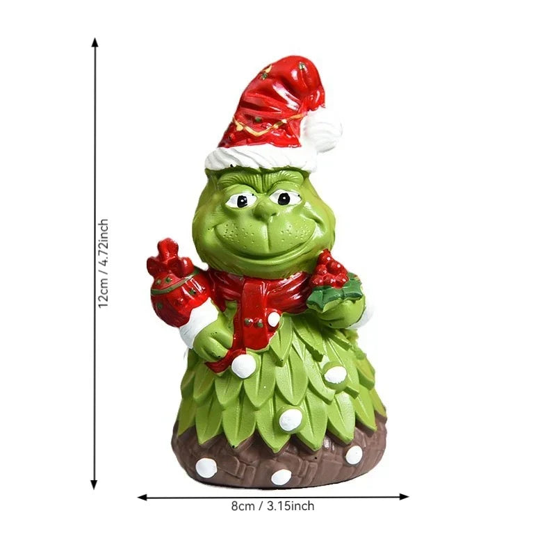 Christmas Figurine Polyresin Weather-Resistant Multi-Color