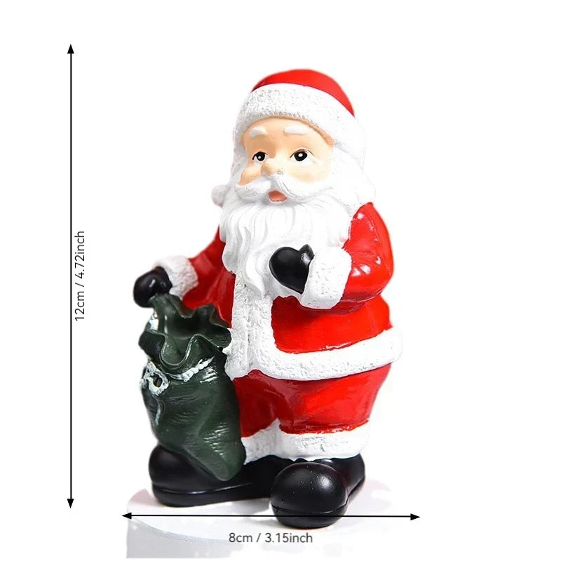 Christmas Figurine Polyresin Weather-Resistant Multi-Color