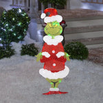 Christmas Garden Decoration LED-Lit Weather-Resistant with Ground Stakes