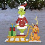 Christmas Garden Decoration LED-Lit Weather-Resistant with Ground Stakes