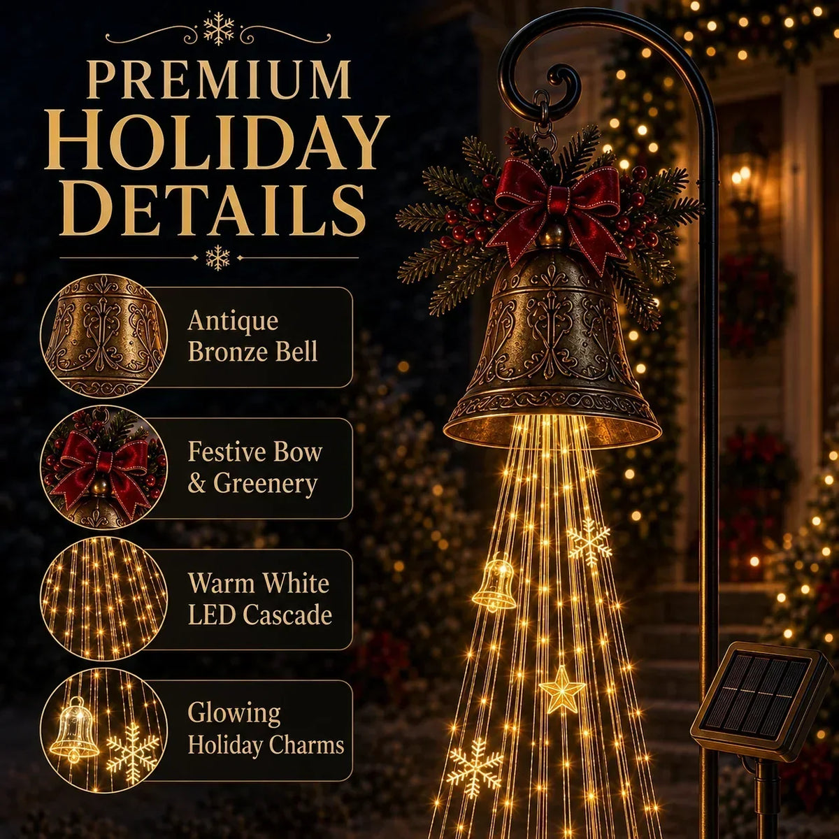 Christmas Garden Light Stake Animated LED Outdoor Decor