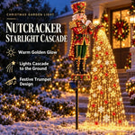 Christmas Garden Light Stakes Solar-Powered Cascading LED Lights