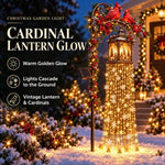 Christmas Garden Light Stakes Solar-Powered Cascading LED Lights