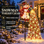 Christmas Garden Light Stakes Solar-Powered Cascading LED Lights