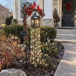 Christmas Garden Light Stakes Solar-Powered Cascading LED Lights