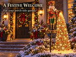 Christmas Garden Light Stakes Solar-Powered Cascading LED Lights