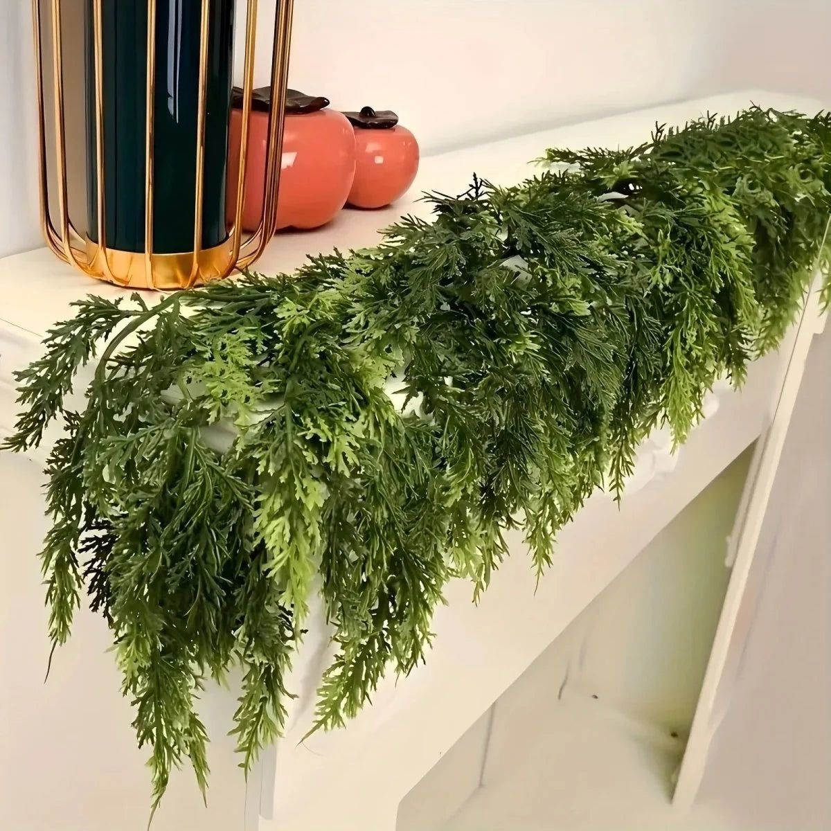Christmas Garland Artificial Cedar 71-Inch Flexible Branches