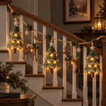 Christmas Garland Illuminated Woodland Deer 31.5 Inch