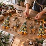 Christmas Garland Illuminated Woodland Deer 31.5 Inch