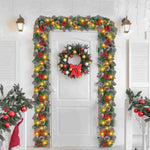 Christmas Garland LED Timer & Weatherproof