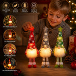Christmas Gnome Decoration LED Light-Up Festive Accent