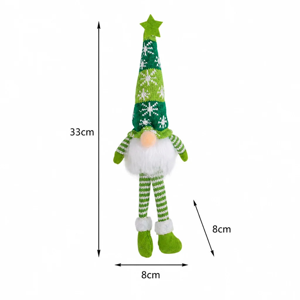 Christmas Gnome Decoration LED Light-Up Festive Accent