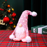 Christmas Gnome Figure White Beard Durable Tabletop Decor