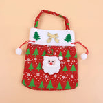 Christmas Gnome Figurine Plush Face & Gift Sack