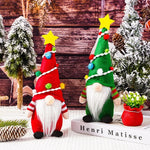 Christmas Gnome Plush Gray Hat & Long White Beard