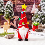 Christmas Gnome Plush Gray Hat & Long White Beard