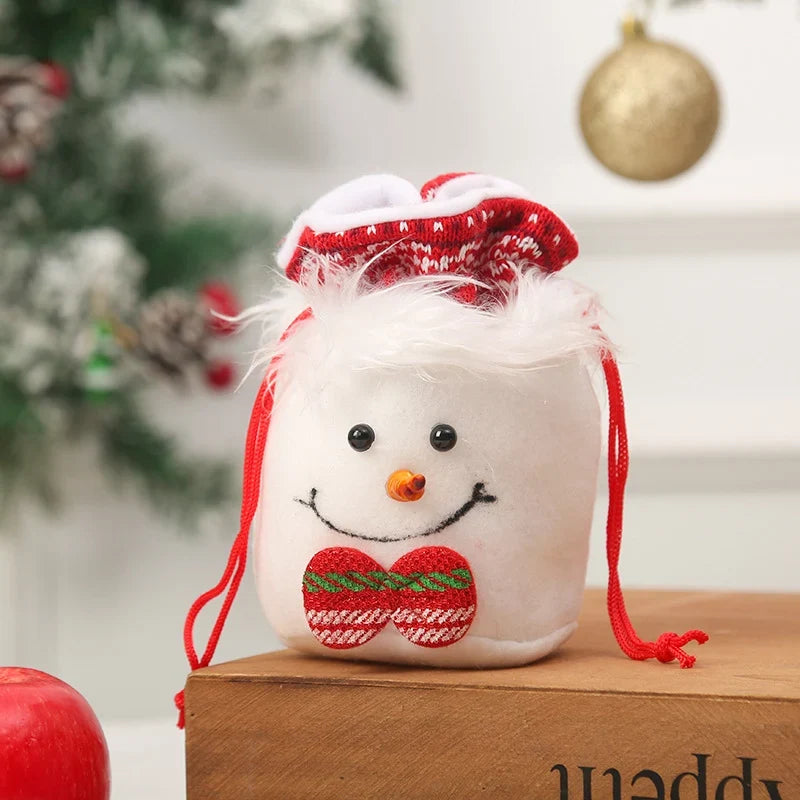Christmas Gnome Soft Face With Gift Sack