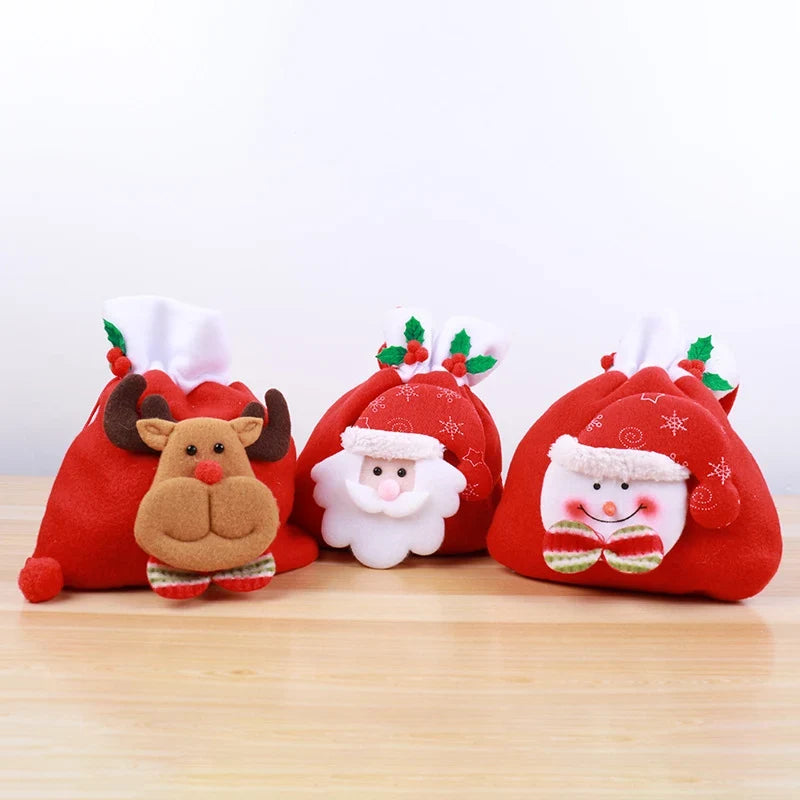 Christmas Gnome Soft Face With Gift Sack