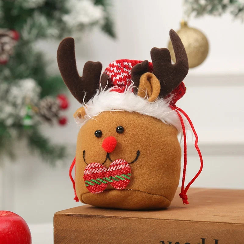 Christmas Gnome Soft Face With Gift Sack