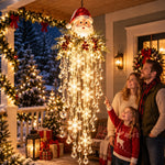 Christmas Hanging Light Cascading LED Snowflake Design