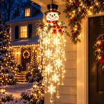 Christmas Hanging Light Cascading LED Snowflake Design
