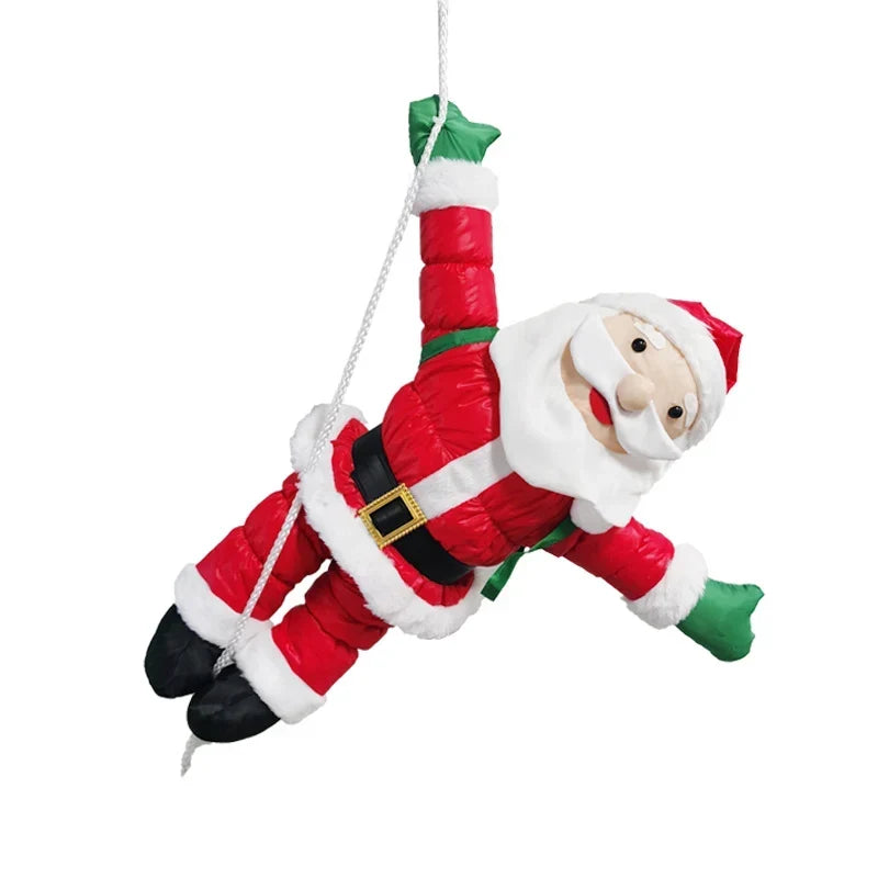 Christmas Hanging Ornament Santa Figure & Reindeer Motif