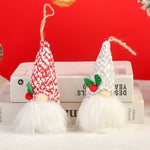 Christmas Hanging Ornament Sequined Warm Glow Easy Hang