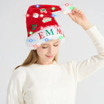Christmas Hat Battery-Free LED Colorful Appliques