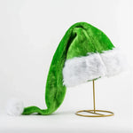 Christmas Hat Multicolor LED Plush Lined