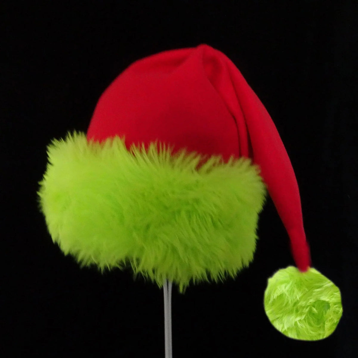 Christmas Hat Plush Trim One Size Fits All