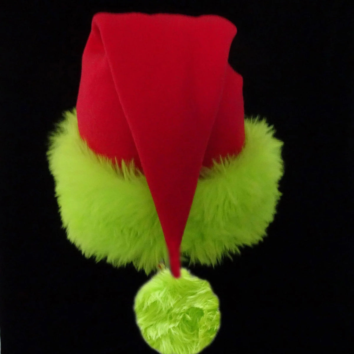Christmas Hat Plush Trim One Size Fits All