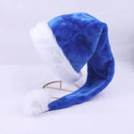 Christmas Hat Soft Fabric Plush Trim & Pom-Pom
