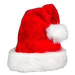 Christmas Hat Soft Fleece With Faux Fur Trim