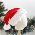 Christmas Hat Soft Fleece With Faux Fur Trim