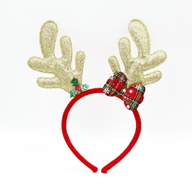 Christmas Headband Santa Figurines Soft & Comfortable Fit