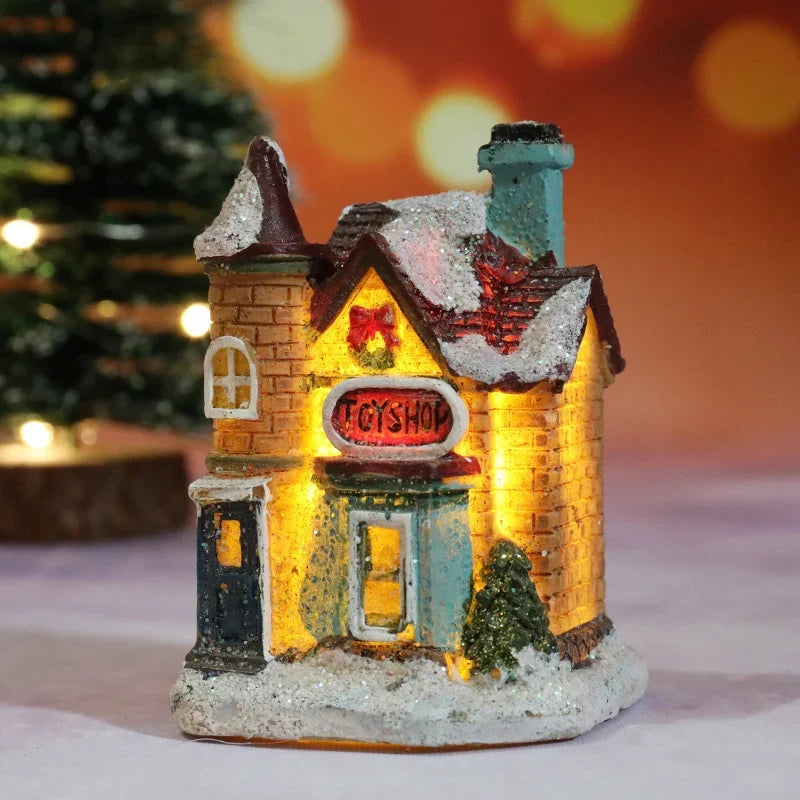 Christmas House Handcrafted LED & Snow Accents