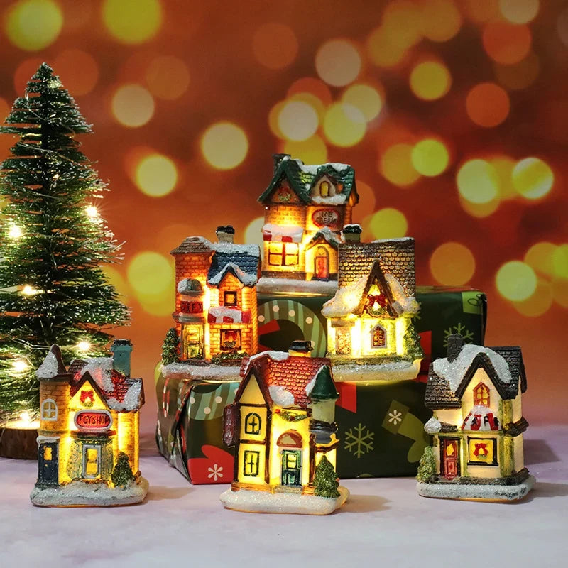 Christmas House Handcrafted LED & Snow Accents