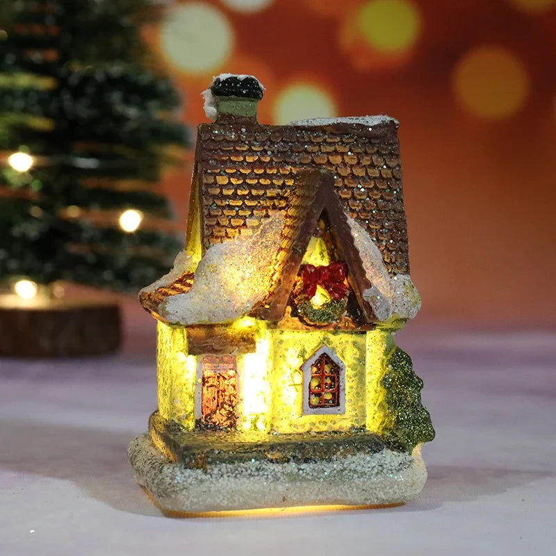Christmas House Handcrafted LED & Snow Accents