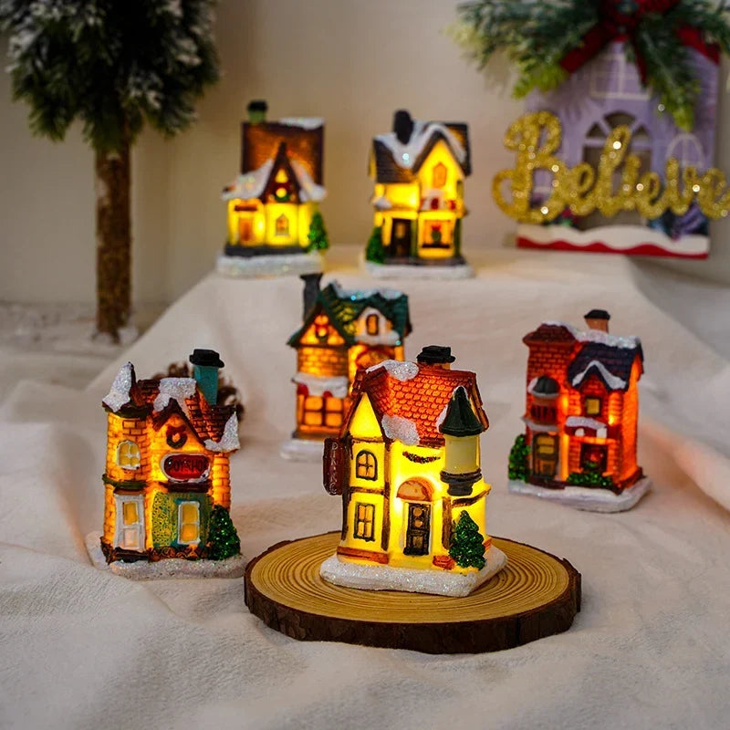 Christmas House Light Handcrafted Soft Glow Indoor & Outdoor