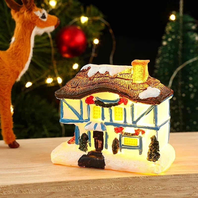 Christmas House Light Handcrafted Soft Glow Indoor & Outdoor