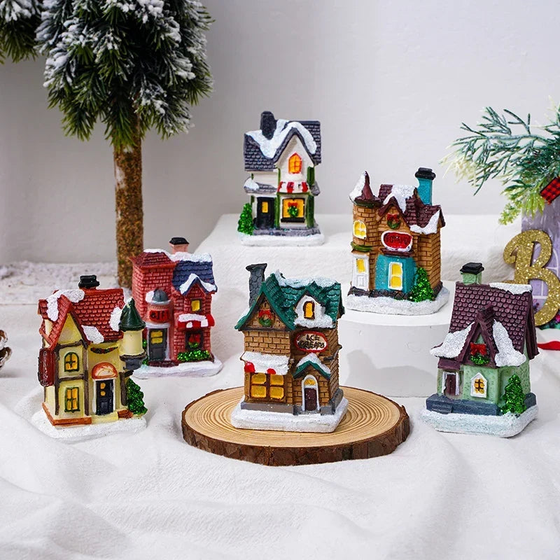 Christmas House Light Handcrafted Soft Glow Indoor & Outdoor