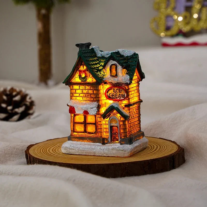Christmas House Light Handcrafted Soft Glow Indoor & Outdoor