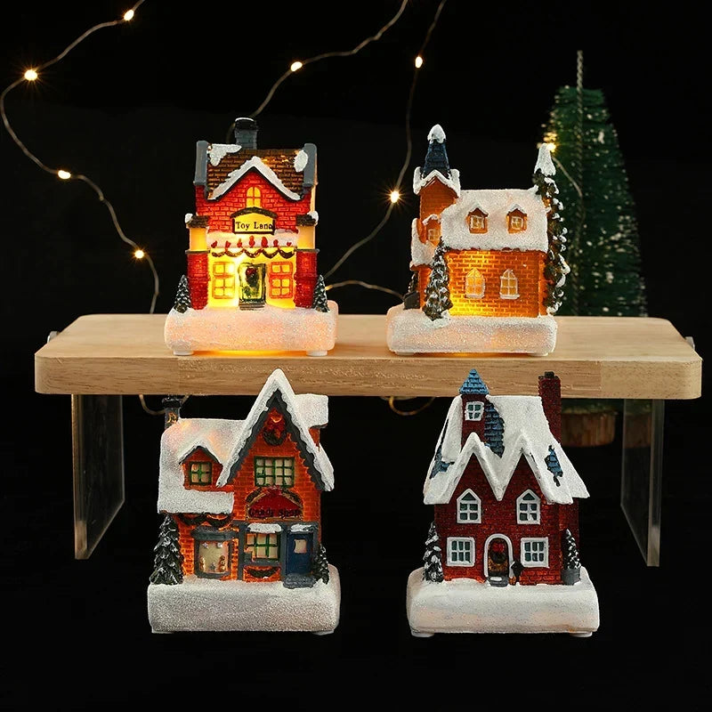 Christmas House Light Warm LED Energy-Efficient Plug-In