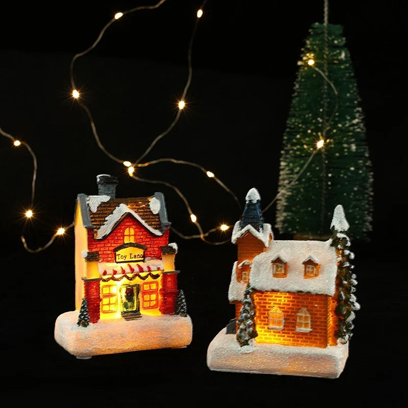 Christmas House Light Warm LED Energy-Efficient Plug-In