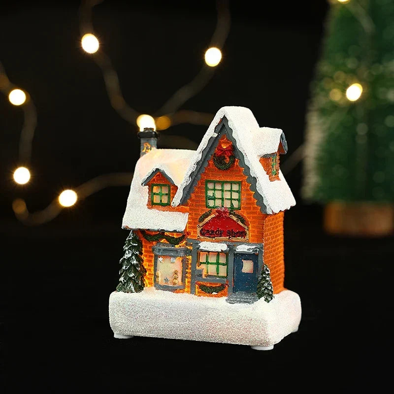 Christmas House Light Warm LED Energy-Efficient Plug-In