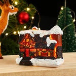 Christmas House Soft LED Glow Polyresin Indoor & Outdoor