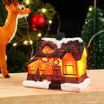 Christmas House Soft LED Glow Polyresin Indoor & Outdoor